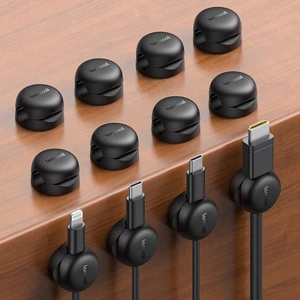 12 Pack Spring Cable Clips, Compact Desk Cord Organizer Holder 12 Pack Spring Cable Clips, Compact Desk Cord Organizer Holder