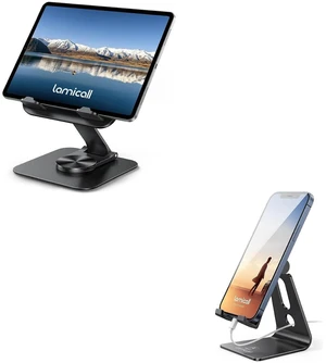 Adjustable iPad Stand for Desk and Adjustable Cell Phone Stand Adjustable iPad Stand for Desk and Adjustable Cell Phone Stand