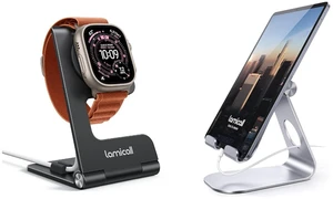 Foldable Apple Watch Stand + Tablet Stand Foldable Apple Watch Stand + Tablet Stand