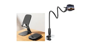 Ultra-Thin Cell Phone Stand & Gooseneck Phone Holder Ultra-Thin Cell Phone Stand & Gooseneck Phone Holder