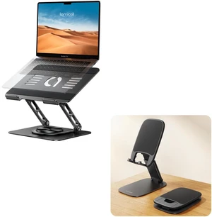Adjustable Laptop Stand for Desk & Cell Phone Stand Adjustable Laptop Stand for Desk & Cell Phone Stand
