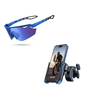 Motorcycle Bike Phone Mount + Polarized Sports Sunglasses Motorcycle Bike Phone Mount + Polarized Sports Sunglasses