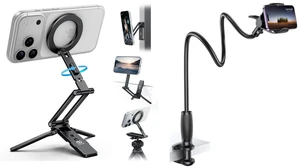 for MagSafe Tripod Stand & Gooseneck Phone Holder for Bed for MagSafe Tripod Stand & Gooseneck Phone Holder for Bed