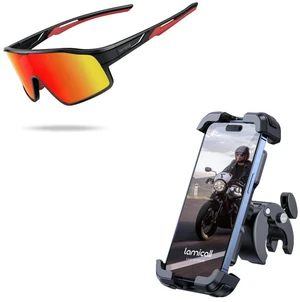 Motorcycle Phone Mount + Kids Polarized Sport Sunglasses Motorcycle Phone Mount + Kids Polarized Sport Sunglasses