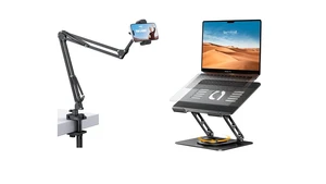 Phone Holder for Bed & Aluminum Laptop Stand for Desk Phone Holder for Bed & Aluminum Laptop Stand for Desk