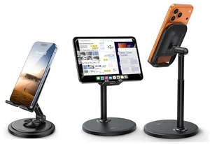 Height Angle Adjustable & 360° Rotation Phone Stand Height Angle Adjustable & 360° Rotation Phone Stand
