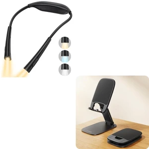 Ultra-Thin Phone Stand for Desk and Book Light for Neck Ultra-Thin Phone Stand for Desk and Book Light for Neck