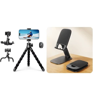 Tripod for iPhone and Foldable Cell Phone Stand for Desk Tripod for iPhone and Foldable Cell Phone Stand for Desk