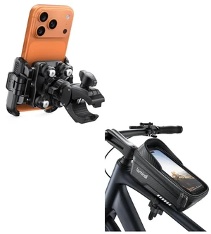 Bike Frame Bag + Motorcycle Bike Phone Mount Bike Frame Bag + Motorcycle Bike Phone Mount