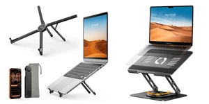 Ultra Lightweight Laptop Stand for Desk + 360 Rotating Adjustable Laptop Stand for Desk Ultra Lightweight Laptop Stand for Desk + 360 Rotating Adjustable Laptop Stand for Desk