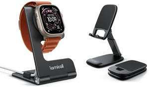 Foldable Apple Watch Stand + Phone Stand Foldable Apple Watch Stand + Phone Stand