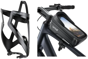 Bike Frame Bag Waterproof + Bike Water Bottle Holder Bike Frame Bag Waterproof + Bike Water Bottle Holder