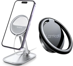 Stand for Mag Safe Charger & Cell Phone Ring Holder Stand for Mag Safe Charger & Cell Phone Ring Holder