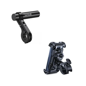Motorcycle Phone Mount + Bicycle Handlebar Extender Motorcycle Phone Mount + Bicycle Handlebar Extender
