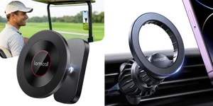 Alloy Magnetic Golf Cart Phone Holder + 20 Super Magnets for MagSafe Car Mount Alloy Magnetic Golf Cart Phone Holder + 20 Super Magnets for MagSafe Car Mount