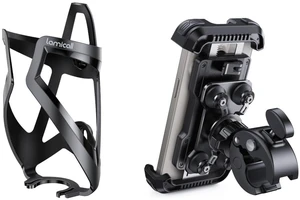 Motorcycle Phone Mount + Bike Water Bottle Holder Motorcycle Phone Mount + Bike Water Bottle Holder