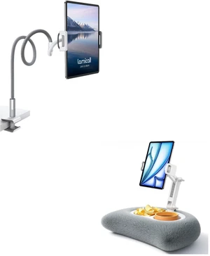 Gooseneck Tablet Holder and Tablet Pillow Stand Gooseneck Tablet Holder and Tablet Pillow Stand