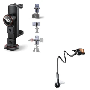 3-in-1 Aluminum Phone Tripod Mount + Gooseneck Phone Holder for Bed 3-in-1 Aluminum Phone Tripod Mount + Gooseneck Phone Holder for Bed