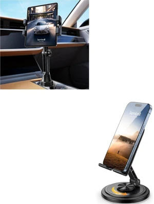 Tablet Holder for Car Cup Mount and Cell Phone Stand for Desk Tablet Holder for Car Cup Mount and Cell Phone Stand for Desk