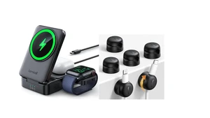 3 in 1 Compact Wireless Charging Station & Cord Organizer 3 in 1 Compact Wireless Charging Station & Cord Organizer