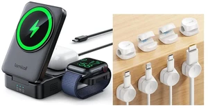 3 in 1 Compact Wireless Charging Station & Cord Organizer 3 in 1 Compact Wireless Charging Station & Cord Organizer