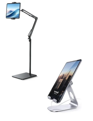Floor Tablet Stand Phone Holder and Tablet Stand Floor Tablet Stand Phone Holder and Tablet Stand