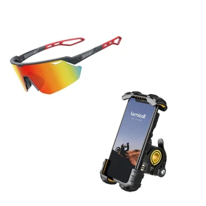 Bike Phone Holder + Polarized Sports Sunglasses Bike Phone Holder + Polarized Sports Sunglasses
