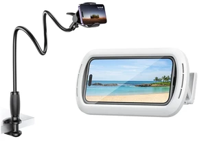 Shower Phone Holder + Gooseneck Phone Holder Shower Phone Holder + Gooseneck Phone Holder