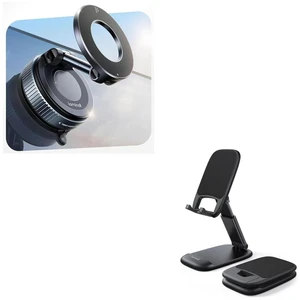 360° Adjustable Phone Mount for Car + Foldable Phone Stand for Desk 360° Adjustable Phone Mount for Car + Foldable Phone Stand for Desk