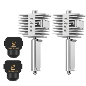Upgrade A1/A1 Mini/A2L Hotend 0.4mm Hardened Steel Nozzle 2pcs Upgrade A1/A1 Mini/A2L Hotend 0.4mm Hardened Steel Nozzle 2pcs