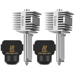 Upgrade A1/A1 Mini/A2L Hotend 0.2/0.4mm Hardened Steel Nozzle 2pcs Upgrade A1/A1 Mini/A2L Hotend 0.2/0.4mm Hardened Steel Nozzle 2pcs
