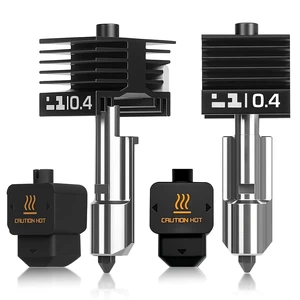 2 PCS H2D Quick Swap Hotend 0.4mm Hardened Steel Nozzle High Temperature Extruder Print Head with Silicone Cover Compatible with Bambu Lab H2D/H2S/H2C 3D Printers 2 PCS H2D Quick Swap Hotend 0.4mm Hardened Steel Nozzle High Temperature Extruder Print Head with Silicone Cover Compatible with Bambu Lab H2D/H2S/H2C 3D Printers