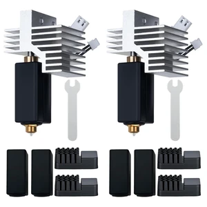 2PCS Centauri Carbon Ceramic Hotend,High Temp Extruder Print Head Replacement with 0.4mm Brass-Hardened Steel Nozzle and Silicone Cover Compatible with ELEGOO Centauri Carbon 3D Printer 2PCS Centauri Carbon Ceramic Hotend,High Temp Extruder Print Head Replacement with 0.4mm Brass-Hardened Steel Nozzle and Silicone Cover Compatible with ELEGOO Centauri Carbon 3D Printer