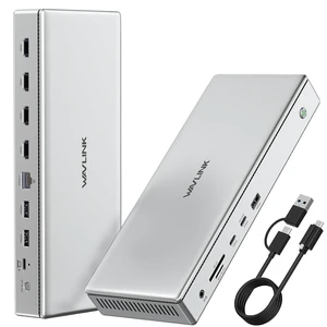 Displaylink Docking Station 4 Monitors, Quad 4K Displays for Mac Displaylink Docking Station 4 Monitors, Quad 4K Displays for Mac