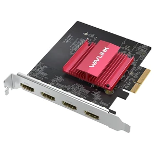 4K PCIE 4 HDMI Monitors Card for Windows 11/10 & Ubuntu(NOT a GPU) 4K PCIE 4 HDMI Monitors Card for Windows 11/10 & Ubuntu(NOT a GPU)