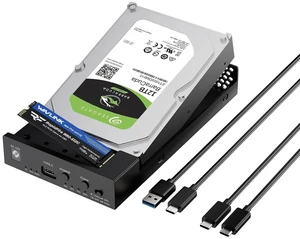 Hard Drive Docking Station NVMe M.2 to SATA 2.5/3.5 SSD/HDD Hard Drive Docking Station NVMe M.2 to SATA 2.5/3.5 SSD/HDD