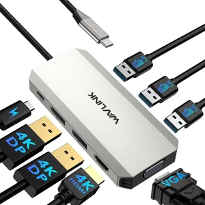 Laptop Docking Station, Quad Monitors, Dual DisplayPort, HDMI, VGA Laptop Docking Station, Quad Monitors, Dual DisplayPort, HDMI, VGA