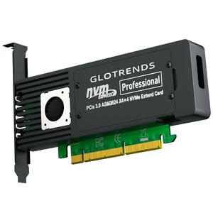 ST560 Quad M.2 NVMe to PCIe 3.0 X8 Adapter, Bifurcation Built-in ST560 Quad M.2 NVMe to PCIe 3.0 X8 Adapter, Bifurcation Built-in