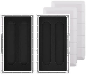 4-Slot M.2 SSD Case for NVMe/SATA 2280/2230 Drives, White 4-Slot M.2 SSD Case for NVMe/SATA 2280/2230 Drives, White