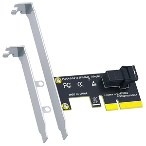 SF01 SFF-8643 (Mini-SAS HD) to PCIe 4.0 X4 Adapter for U.2 SSD SF01 SFF-8643 (Mini-SAS HD) to PCIe 4.0 X4 Adapter for U.2 SSD