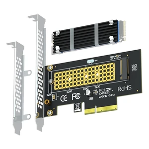 M.2 NVMe to PCIe 4.0 X4 Adapter with Heatsink for NVMe SSD M.2 NVMe to PCIe 4.0 X4 Adapter with Heatsink for NVMe SSD