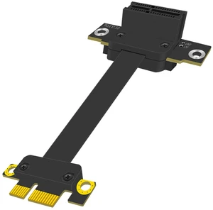 100mm PCIe 3.0 X1 Riser Cable for M.2, WiFi, Firewire, USB, Sound Cards, etc 100mm PCIe 3.0 X1 Riser Cable for M.2, WiFi, Firewire, USB, Sound Cards, etc