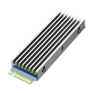 M.2 SSD Heatsink for Single/Dual Sided NVMe/SATA SSD, Silver M.2 SSD Heatsink for Single/Dual Sided NVMe/SATA SSD, Silver