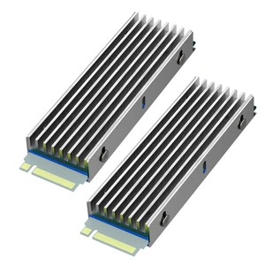 2-Pack M.2 SSD Heatsink for Single/Dual Sided NVMe/SATA SSD 2-Pack M.2 SSD Heatsink for Single/Dual Sided NVMe/SATA SSD
