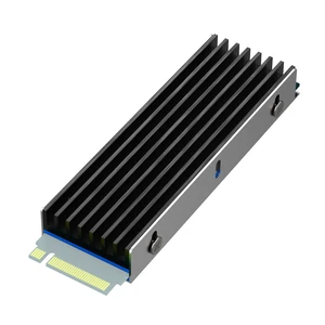 M.2 SSD Heatsink for Single/Dual Sided NVMe/SATA SSD, Black M.2 SSD Heatsink for Single/Dual Sided NVMe/SATA SSD, Black