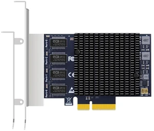 LE8245(A3) 4-Port 2.5Gb PCIe Network Card, Quad RJ45 NIC LE8245(A3) 4-Port 2.5Gb PCIe Network Card, Quad RJ45 NIC