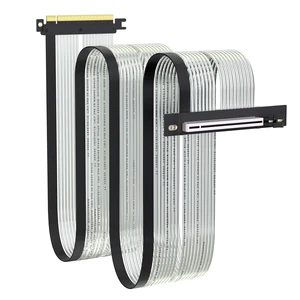 PCIe 5.0 x16 GPU Riser Cable Straight 700mm, RTX 50/RX 9000 PCIe 5.0 x16 GPU Riser Cable Straight 700mm, RTX 50/RX 9000