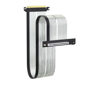 PCIe 5.0 x16 GPU Riser Cable Right 400mm, RTX 50/RX 9000 PCIe 5.0 x16 GPU Riser Cable Right 400mm, RTX 50/RX 9000