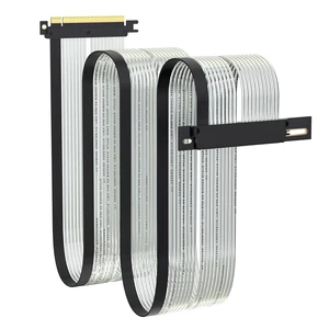 PCIe 5.0 x16 GPU Riser Cable Right 800mm, RTX 50/RX 9000 PCIe 5.0 x16 GPU Riser Cable Right 800mm, RTX 50/RX 9000