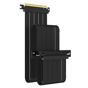 1000mm PCIe 4.0 x16 GPU Riser Cable, 90 Degree Right Angle 1000mm PCIe 4.0 x16 GPU Riser Cable, 90 Degree Right Angle
